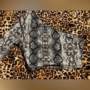 Snake Skin crop top
